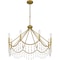Quoizel Airedale Chandelier 8 Lights Aged Brass AID5030AB - alternate 4